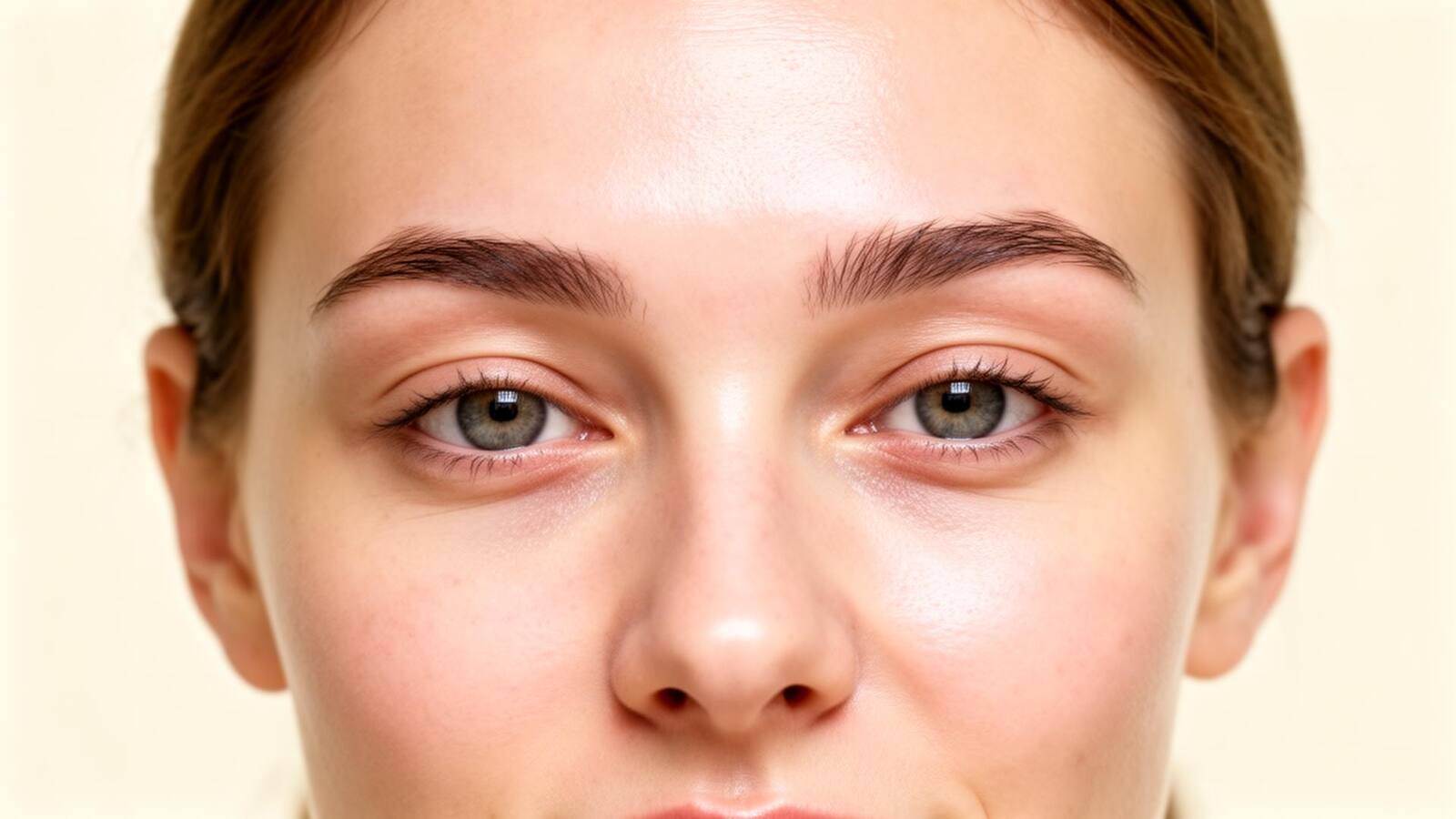 Reference image of softened upper-face expression lines after a wrinkle-relaxer treatment